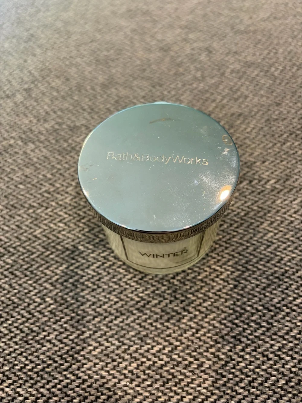 Bath And Body Works Winter 4 Ounce Candle In Glass Jar With Lid - Picture 7 of 10
